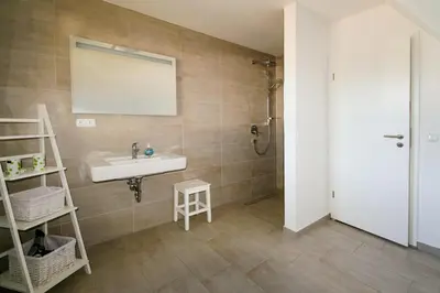 Ein Badezimmer in der Unterkunft Wohnung Manu