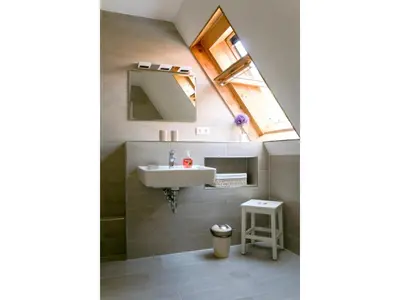 Ein Badezimmer in der Unterkunft Wohnung Manu