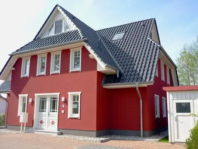 Das Gebäude in dem sich die Ferienwohnung befindet