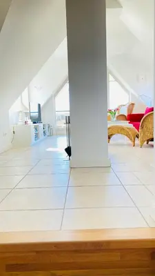 Ein Sitzbereich in der Unterkunft Mühlenstrasse 19 - Wohnung Sonnendeck