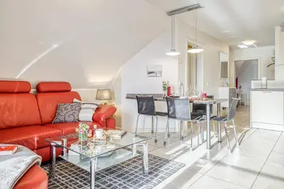 Küche/Küchenzeile in der Unterkunft Mühlenstrasse 23 - Wohnung Boddenstern