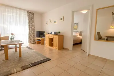 TV/Unterhaltungsangebot in der Unterkunft Residenz am Strand Ostseeglück - Wohnung 1-13