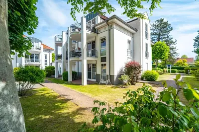 Das Gebäude in dem sich die Ferienwohnung befindet