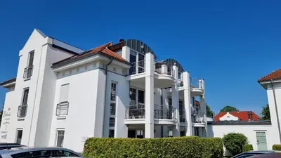 Das Gebäude in dem sich die Ferienwohnung befindet