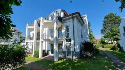 Das Gebäude in dem sich die Ferienwohnung befindet