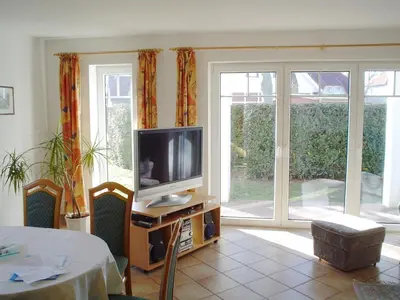 TV/Unterhaltungsangebot in der Unterkunft Parkresidenz am Hafen Wohnung HF 31