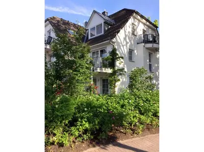 Das Gebäude in dem sich die Ferienwohnung befindet