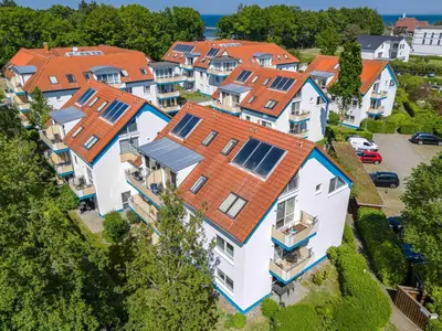 Das Gebäude in dem sich die Ferienwohnung befindet