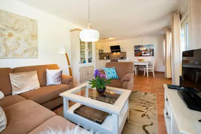 TV/Unterhaltungsangebot in der Unterkunft Residenz am Strand Wohnung 2-29