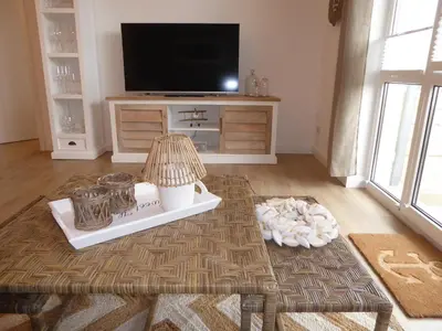 TV/Unterhaltungsangebot in der Unterkunft Residenz am Strand Wohnung 2-36