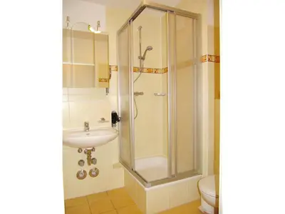 Ein Badezimmer in der Unterkunft Residenz am Strand Wohnung 2-41