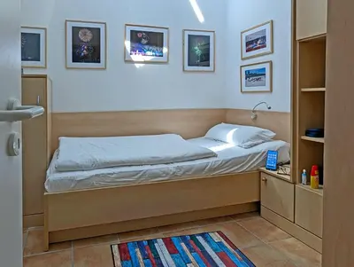 Ein Bett oder Betten in einem Zimmer der Unterkunft Residenz am Strand Wohnung 2-46