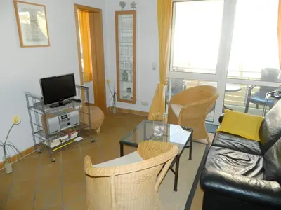 TV/Unterhaltungsangebot in der Unterkunft Residenz am Strand Wohnung 3-51