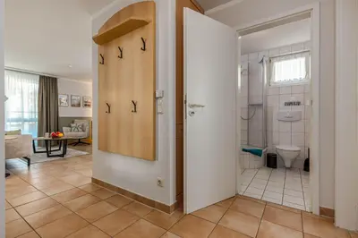 Ein Badezimmer in der Unterkunft Residenz am Strand Wohnung 4-61