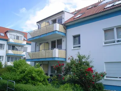 Das Gebäude in dem sich die Ferienwohnung befindet
