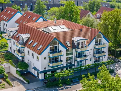 Das Gebäude in dem sich die Ferienwohnung befindet