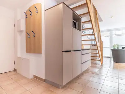 Küche/Küchenzeile in der Unterkunft Residenz am Strand Wohnung 5-73