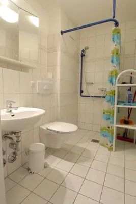 Ein Badezimmer in der Unterkunft Residenz am Strand Wohnung 6-75