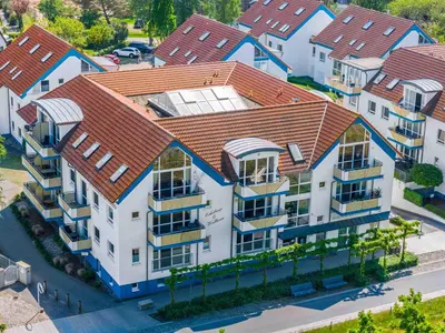 Das Gebäude in dem sich die Ferienwohnung befindet