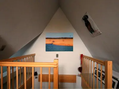 Ein Bett oder Betten in einem Zimmer der Unterkunft Rosenberg-Siedlung 21