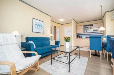 Küche/Küchenzeile in der Unterkunft Villa Kurpark - Wohnung 512