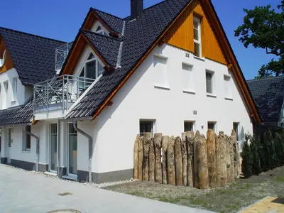 Das Gebäude in dem sich die Ferienwohnung befindet