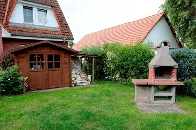 Ein Garten an der Unterkunft Wuschels Hütt