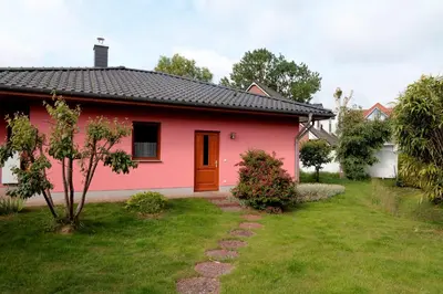 Ein Garten an der Unterkunft Wuschels Hütt