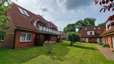 Das Gebäude in dem sich die Ferienwohnung befindet