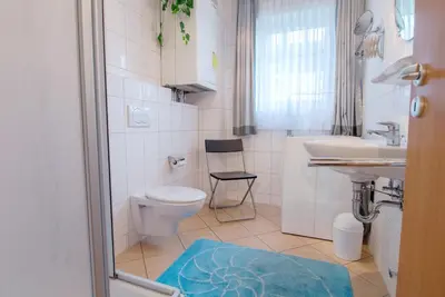Ein Badezimmer in der Unterkunft Zur Hanse Wohnung 4 2