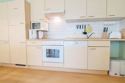 Küche/Küchenzeile in der Unterkunft Zur Hanse Wohnung 4 2