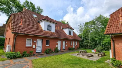 Ein Garten an der Unterkunft Zur Hanse Wohnung 4 3 - Zur Hanse Süd