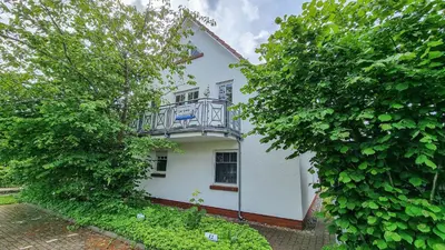 Ein Garten an der Unterkunft Zur Hanse Wohnung 4 3 - Zur Hanse Süd