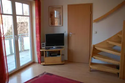 TV/Unterhaltungsangebot in der Unterkunft Zur Hanse Wohnung 4 3 - Zur Hanse Süd