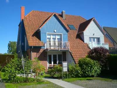 Das Gebäude in dem sich die Ferienwohnung befindet