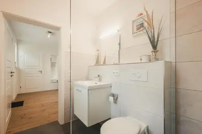 Ein Badezimmer in der Unterkunft Pinne