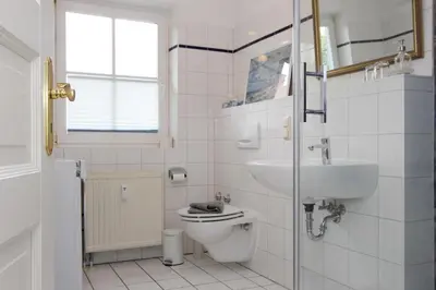 Ein Badezimmer in der Unterkunft Horizont