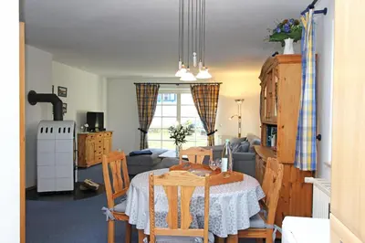 Ein Sitzbereich in der Unterkunft 2 Weidenhof