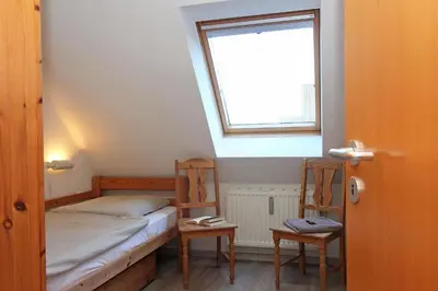 Ein Bett oder Betten in einem Zimmer der Unterkunft 6 Weidenhof