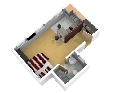 Grundriss der Unterkunft Achtern-Stems 3