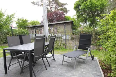 Ein Garten an der Unterkunft Blauwasser Lee