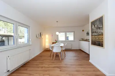 Küche/Küchenzeile in der Unterkunft Nordlicht