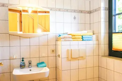 Ein Badezimmer in der Unterkunft Oliver-Grolik