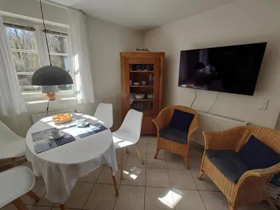 TV/Unterhaltungsangebot in der Unterkunft Strandmuschel