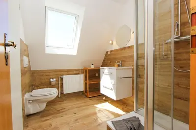 Ein Badezimmer in der Unterkunft Lieblingshaus Rosalie