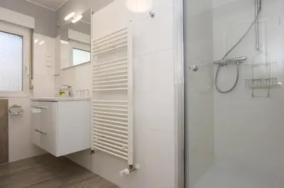 Ein Badezimmer in der Unterkunft Madleen