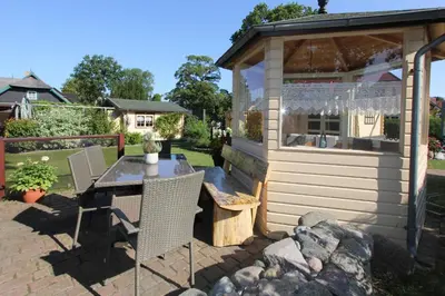 Ein Balkon oder eine Terrasse in der Unterkunft Wald-Eck