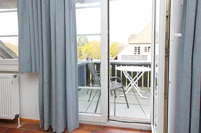 Ein Balkon oder eine Terrasse in der Unterkunft Kormoran G6