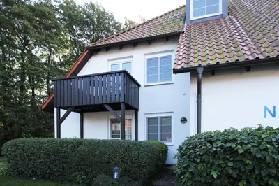 Das Gebäude in dem sich die Ferienwohnung befindet