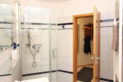 Ein Badezimmer in der Unterkunft 4 Weidenhof